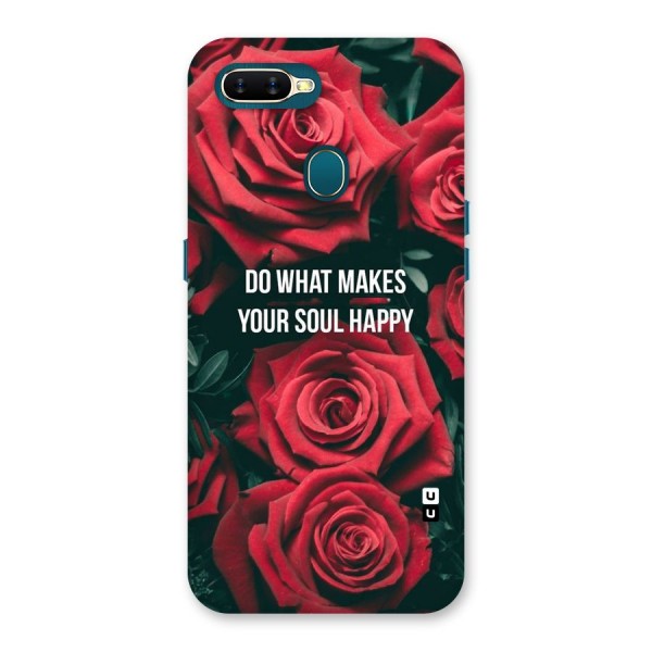 Soul Happy Back Case for Oppo A7