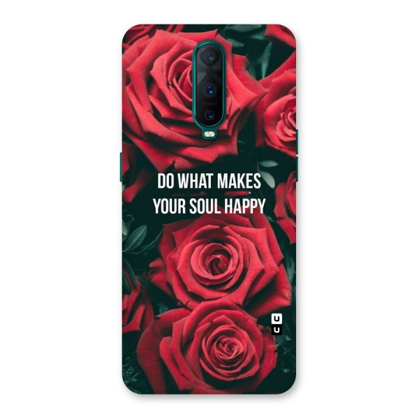 Soul Happy Back Case for Oppo R17 Pro