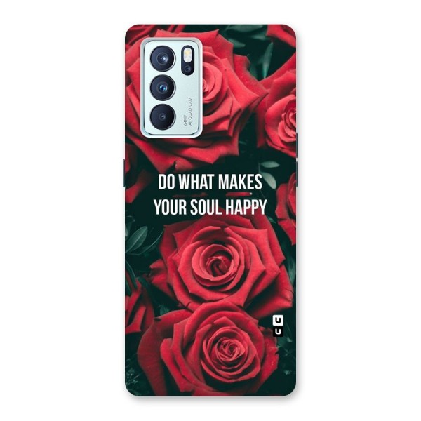 Soul Happy Back Case for Oppo Reno6 Pro 5G