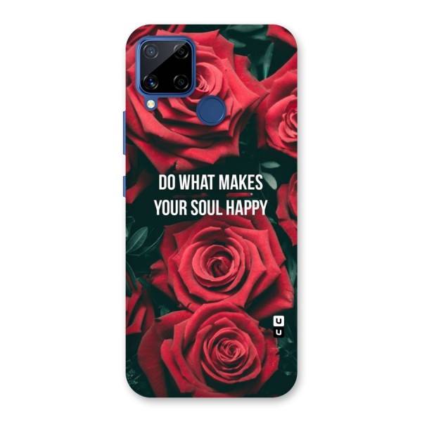 Soul Happy Back Case for Realme C12