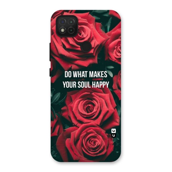 Soul Happy Back Case for Redmi 9C