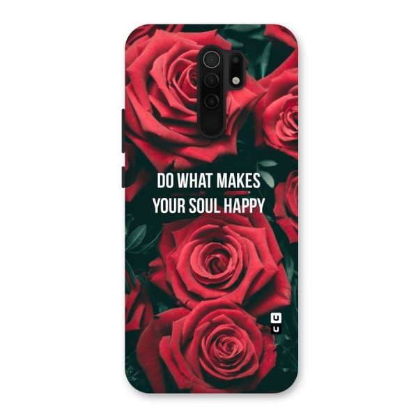 Soul Happy Back Case for Redmi 9 Prime