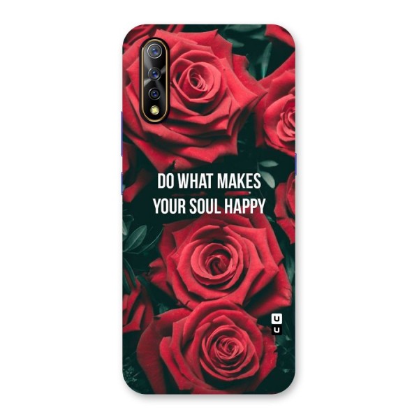 Soul Happy Back Case for Vivo S1