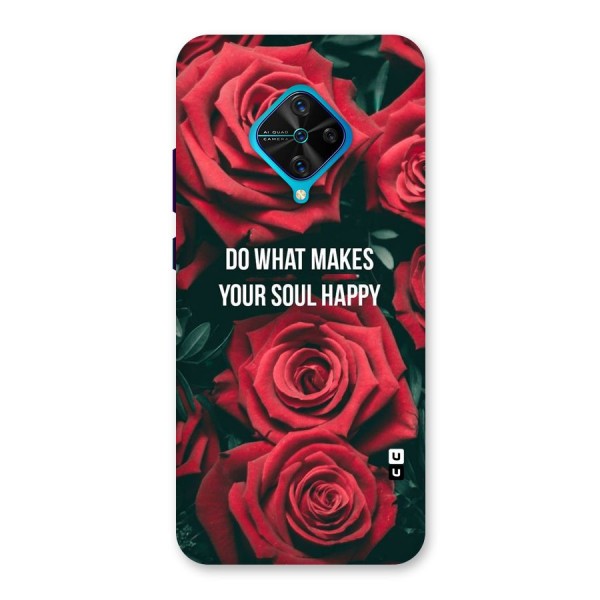 Soul Happy Back Case for Vivo S1 Pro