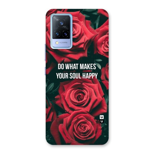 Soul Happy Back Case for Vivo V21 5G