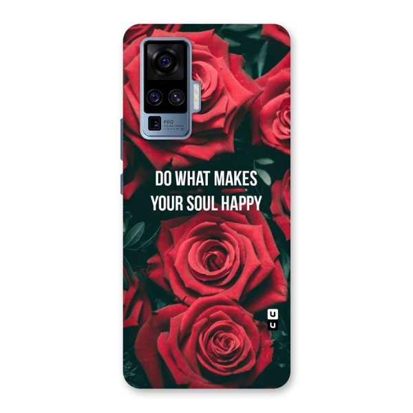 Soul Happy Back Case for Vivo X50 Pro