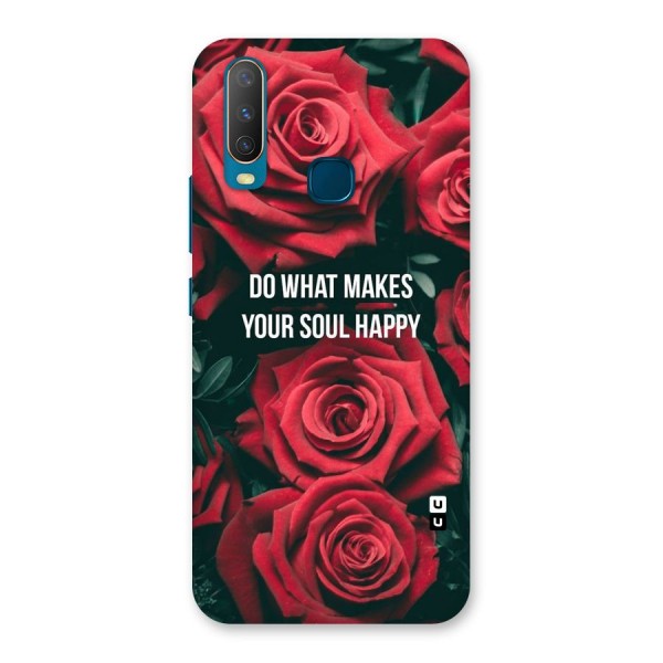 Soul Happy Back Case for Vivo Y15