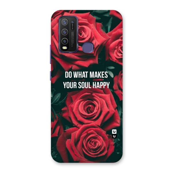 Soul Happy Back Case for Vivo Y30