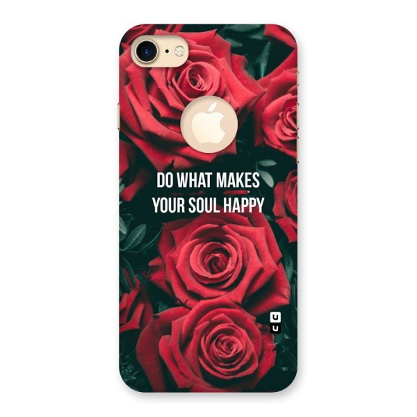 Soul Happy Back Case for iPhone 8 Logo Cut