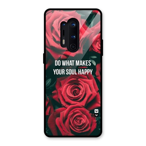 Soul Happy Glass Back Case for OnePlus 8 Pro