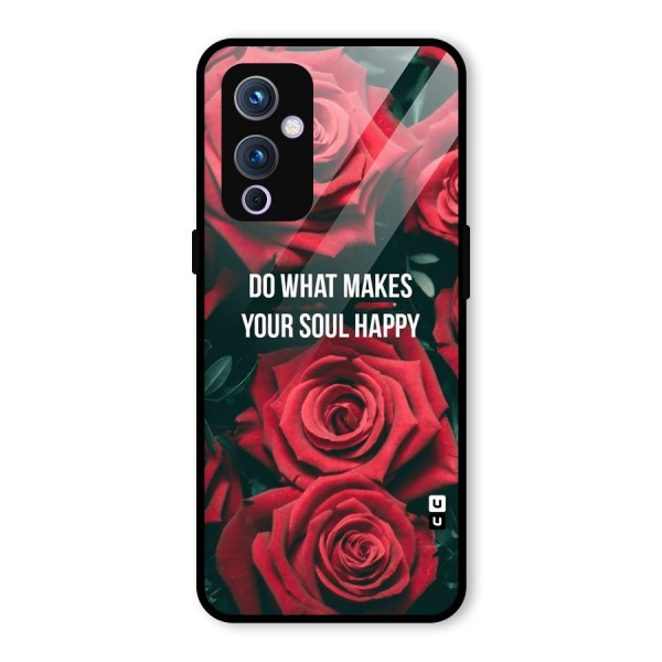 Soul Happy Glass Back Case for OnePlus 9