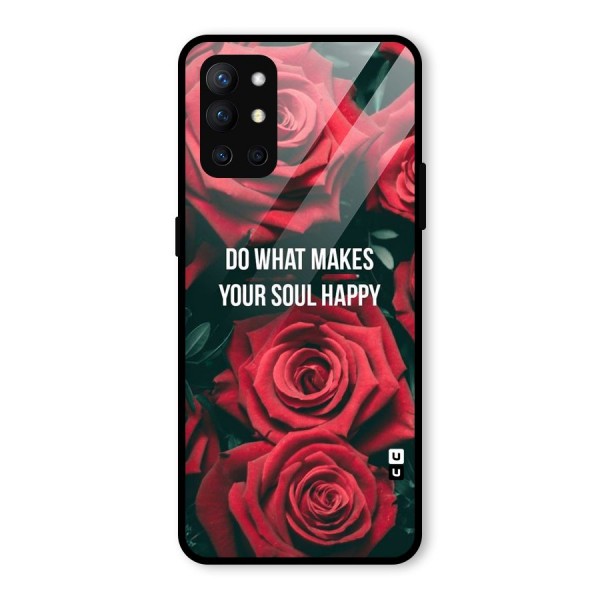 Soul Happy Glass Back Case for OnePlus 9R