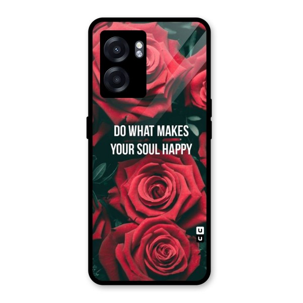 Soul Happy Glass Back Case for Oppo K10 (5G)