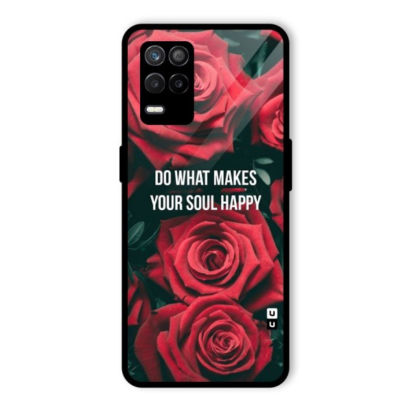 Soul Happy Glass Back Case for Realme 9 5G