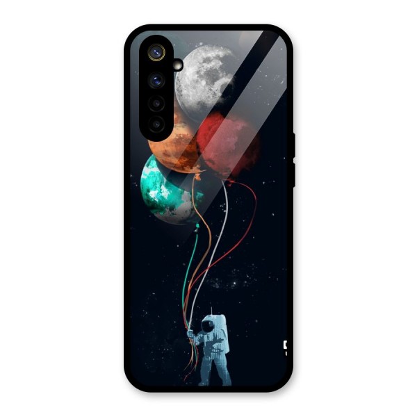 Space Balloons Glass Back Case for Realme 6