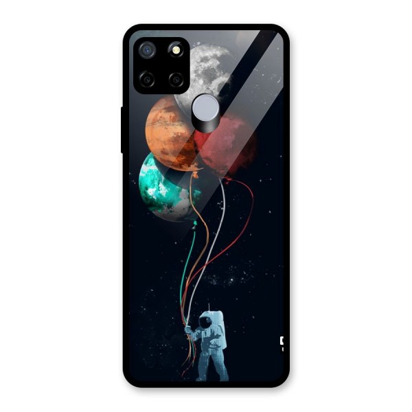 Space Balloons Glass Back Case for Realme C15