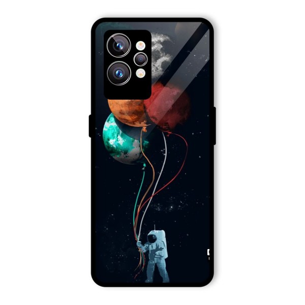 Space Balloons Glass Back Case for Realme GT2 Pro