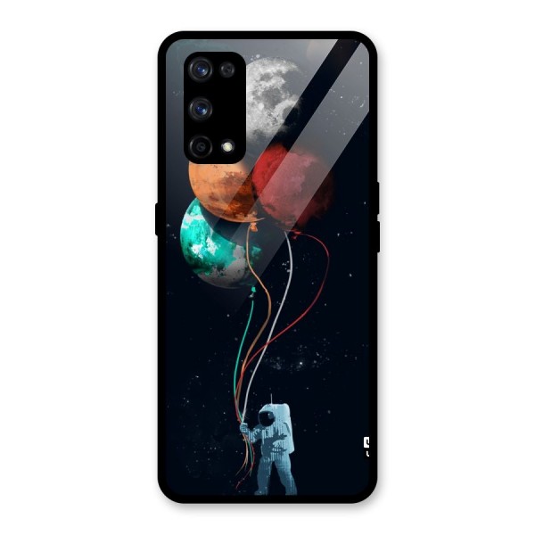 Space Balloons Glass Back Case for Realme X7 Pro