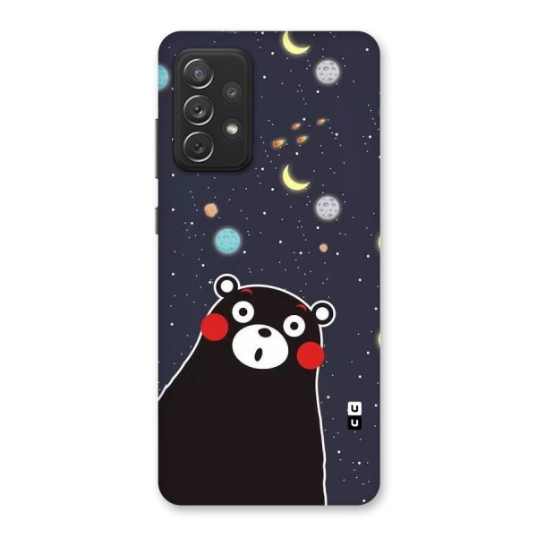 Space Bear Back Case for Galaxy A72