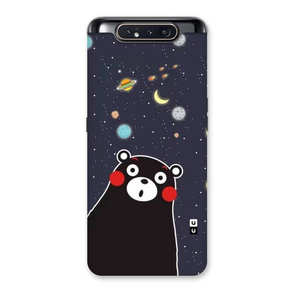 Space Bear Back Case for Galaxy A80