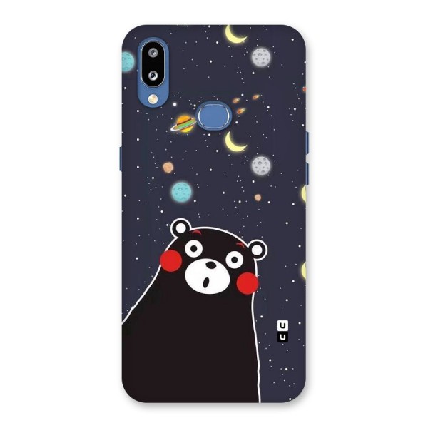 Space Bear Back Case for Galaxy M01s