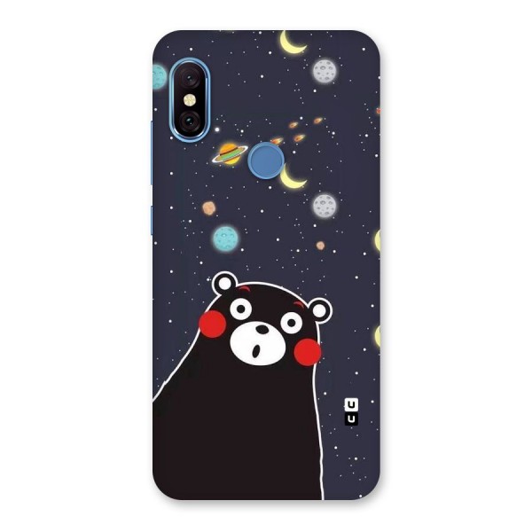 Space Bear Back Case for Redmi Note 6 Pro