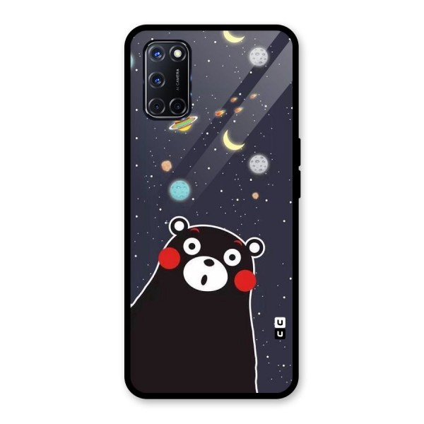 Space Bear Glass Back Case for Oppo A52