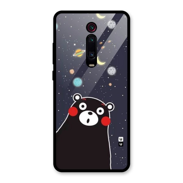 Space Bear Glass Back Case for Redmi K20 Pro