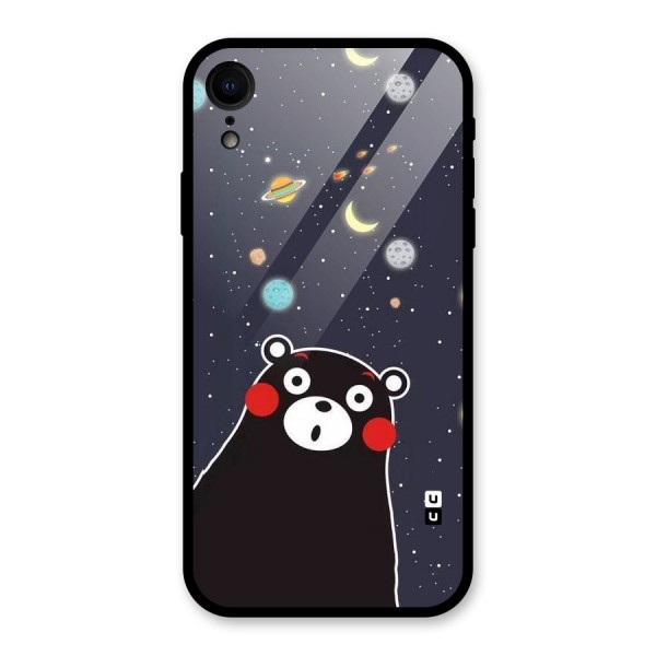 Space Bear Glass Back Case for XR