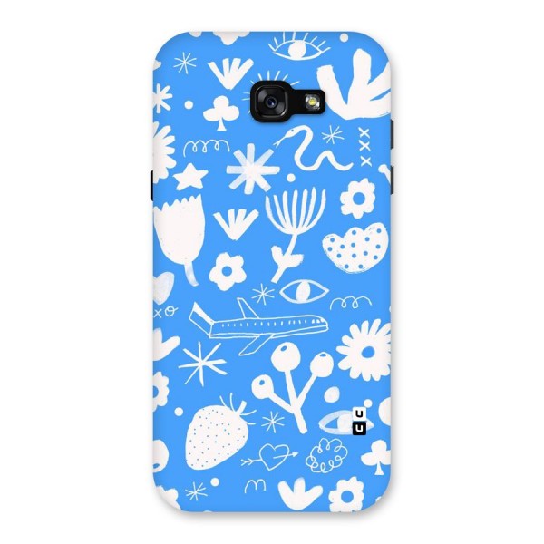 Space Blue Pattern Back Case for Galaxy A7 (2017)