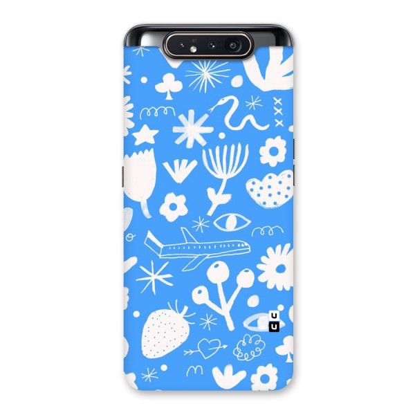 Space Blue Pattern Back Case for Galaxy A80