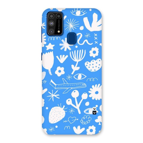 Space Blue Pattern Back Case for Galaxy F41