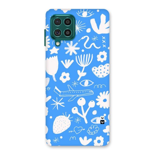 Space Blue Pattern Back Case for Galaxy F62