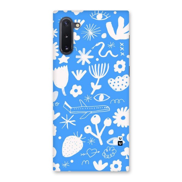 Space Blue Pattern Back Case for Galaxy Note 10