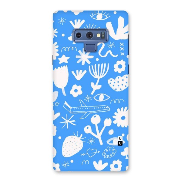 Space Blue Pattern Back Case for Galaxy Note 9