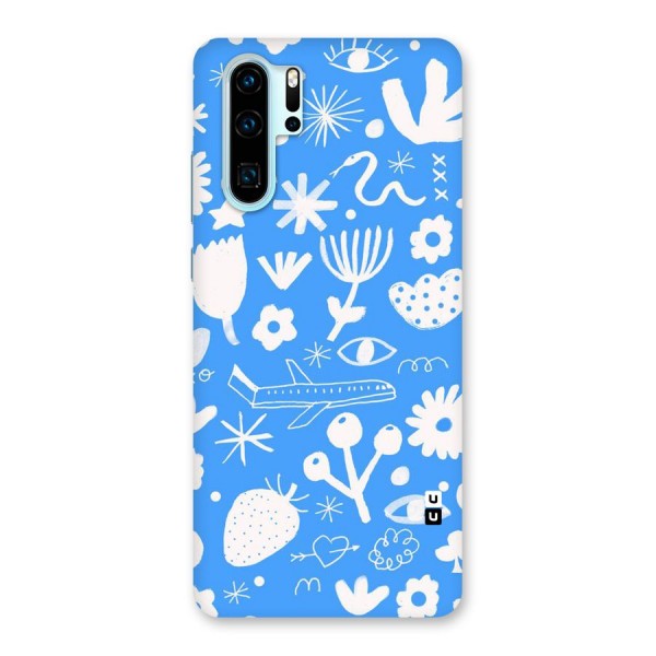 Space Blue Pattern Back Case for Huawei P30 Pro