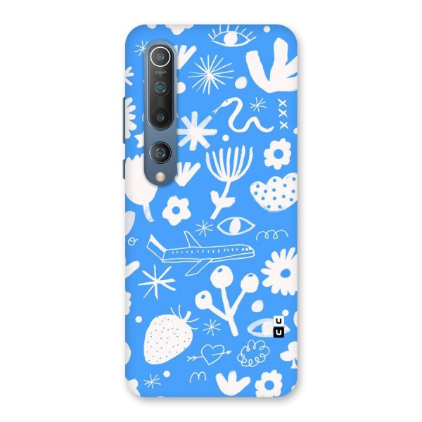 Space Blue Pattern Back Case for Mi 10