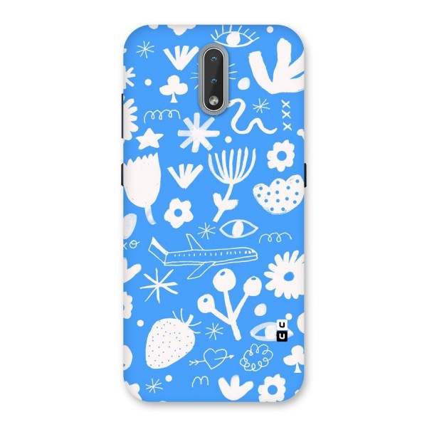 Space Blue Pattern Back Case for Nokia 2.3