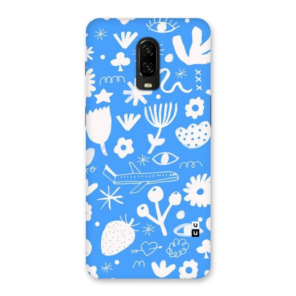 Space Blue Pattern Back Case for OnePlus 6T