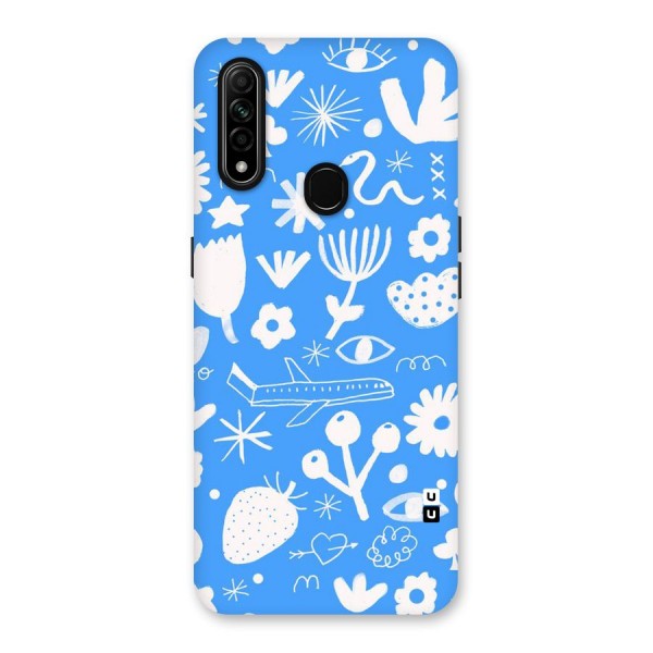 Space Blue Pattern Back Case for Oppo A31