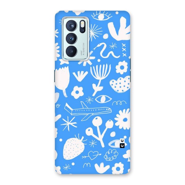 Space Blue Pattern Back Case for Oppo Reno6 Pro 5G