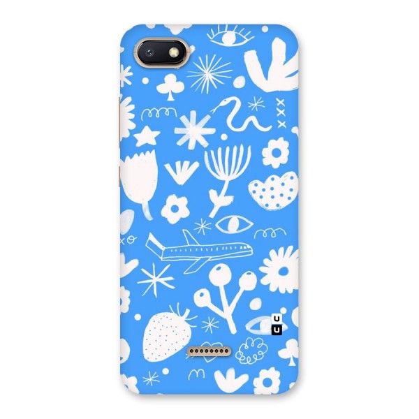 Space Blue Pattern Back Case for Redmi 6A