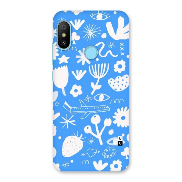 Space Blue Pattern Back Case for Redmi 6 Pro