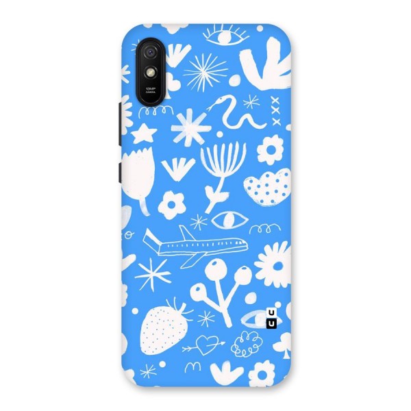 Space Blue Pattern Back Case for Redmi 9i