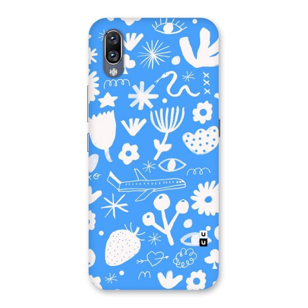 Space Blue Pattern Back Case for Vivo NEX