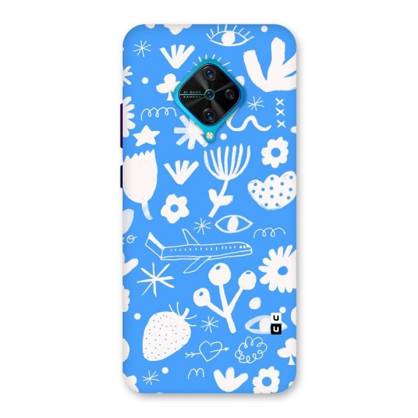 Space Blue Pattern Back Case for Vivo S1 Pro