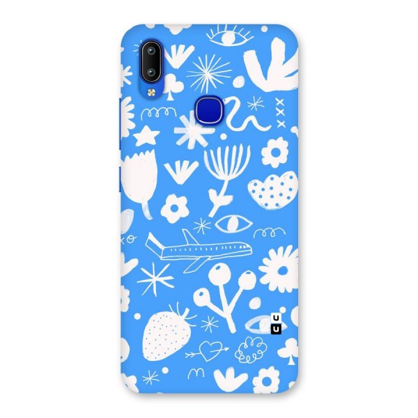 Space Blue Pattern Back Case for Vivo Y91