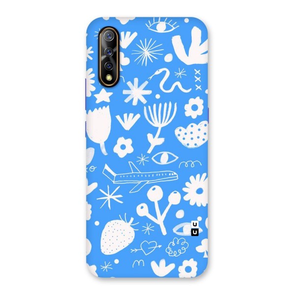 Space Blue Pattern Back Case for Vivo Z1x