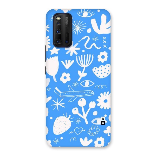 Space Blue Pattern Back Case for Vivo iQOO 3