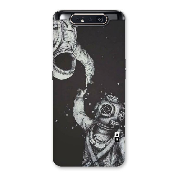 Space Meeting Back Case for Galaxy A80